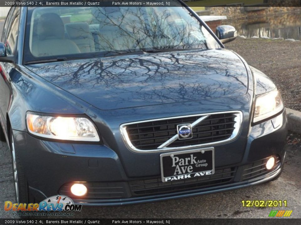 2009 Volvo S40 2.4i Barents Blue Metallic / Quartz Photo #2