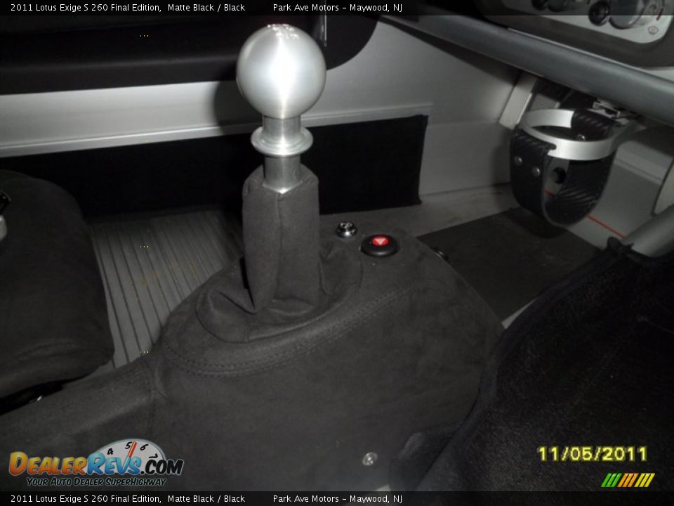 2011 Lotus Exige S 260 Final Edition Matte Black / Black Photo #9