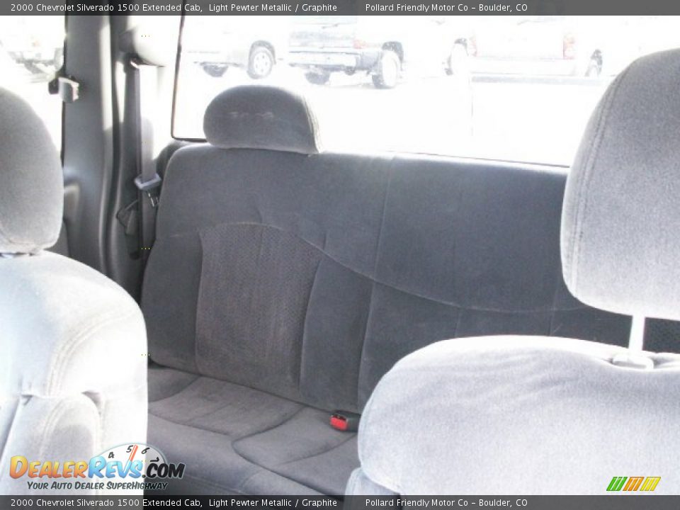 2000 Chevrolet Silverado 1500 Extended Cab Light Pewter Metallic / Graphite Photo #5
