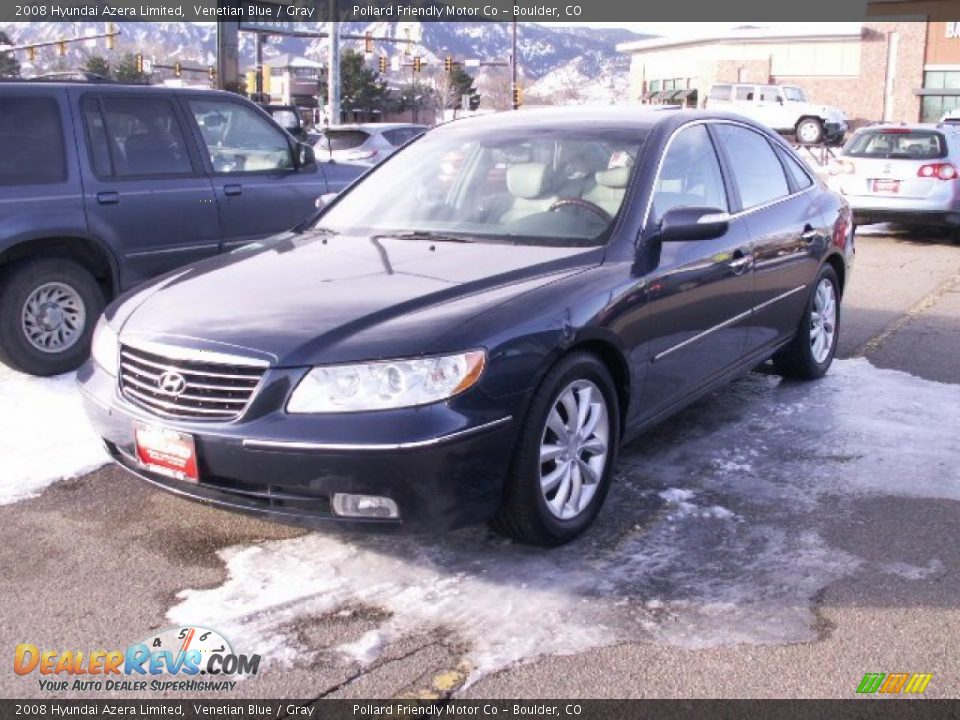2008 Hyundai Azera Limited Venetian Blue / Gray Photo #1