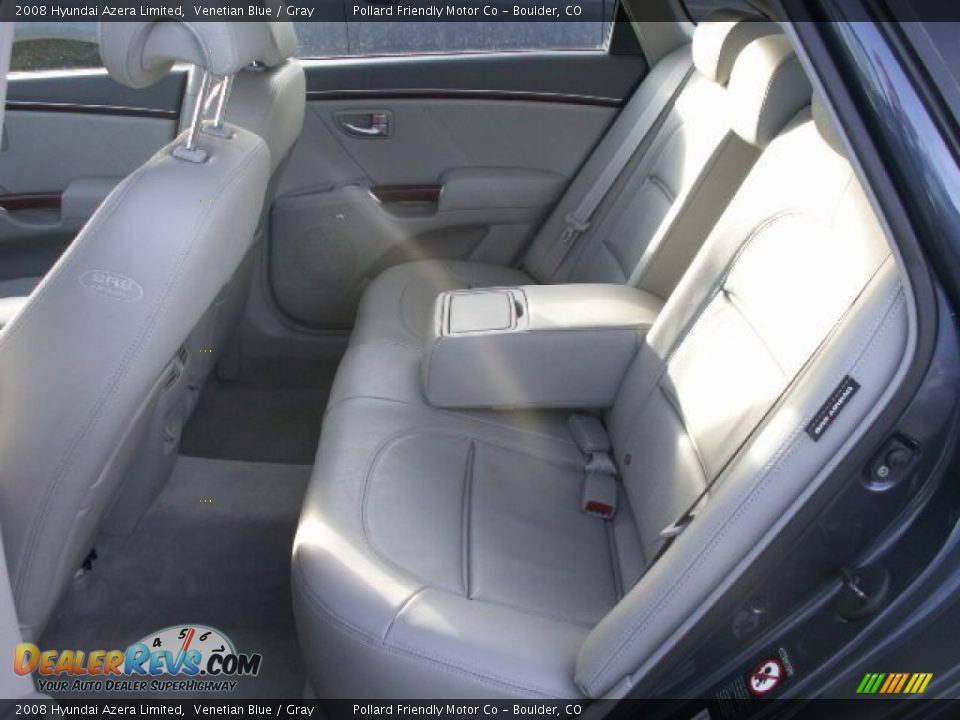 2008 Hyundai Azera Limited Venetian Blue / Gray Photo #5