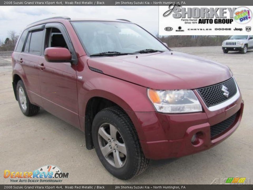 2008 Suzuki Grand Vitara XSport 4x4 Moab Red Metallic / Black Photo #1
