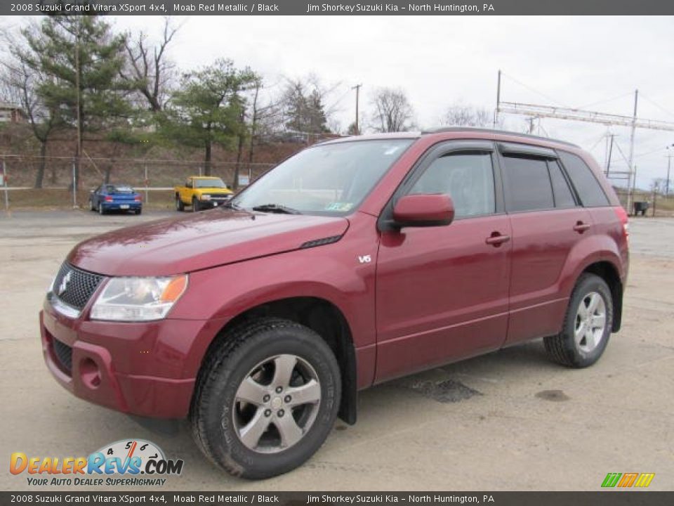 2008 Suzuki Grand Vitara XSport 4x4 Moab Red Metallic / Black Photo #2