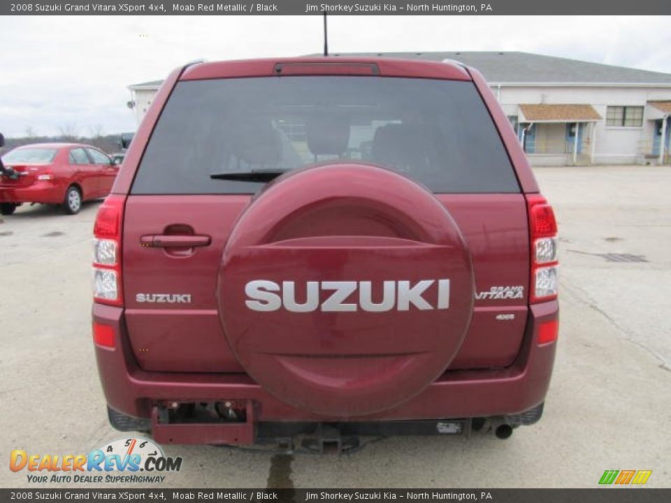2008 Suzuki Grand Vitara XSport 4x4 Moab Red Metallic / Black Photo #4
