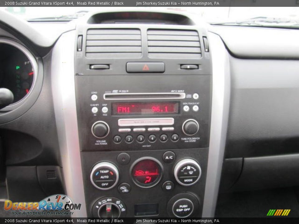 2008 Suzuki Grand Vitara XSport 4x4 Moab Red Metallic / Black Photo #11