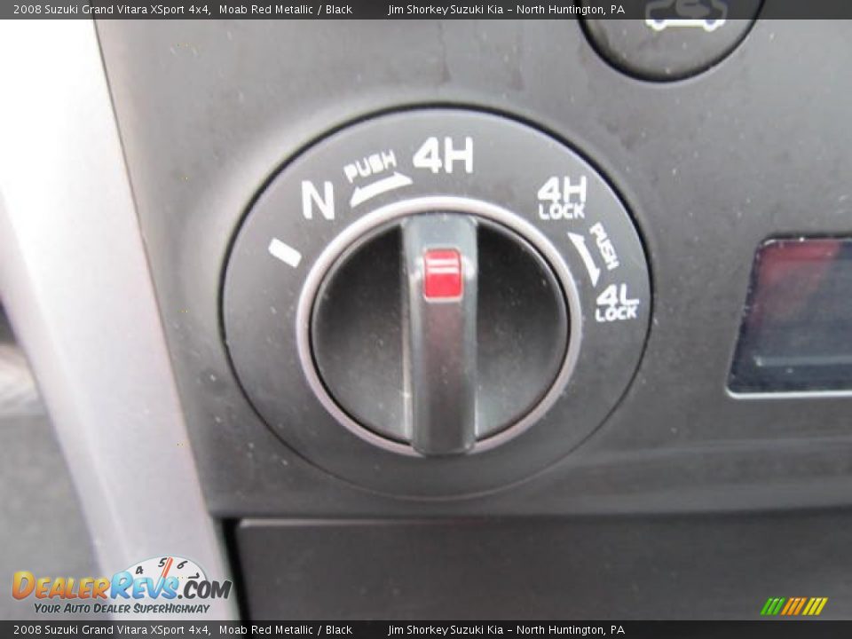2008 Suzuki Grand Vitara XSport 4x4 Moab Red Metallic / Black Photo #13