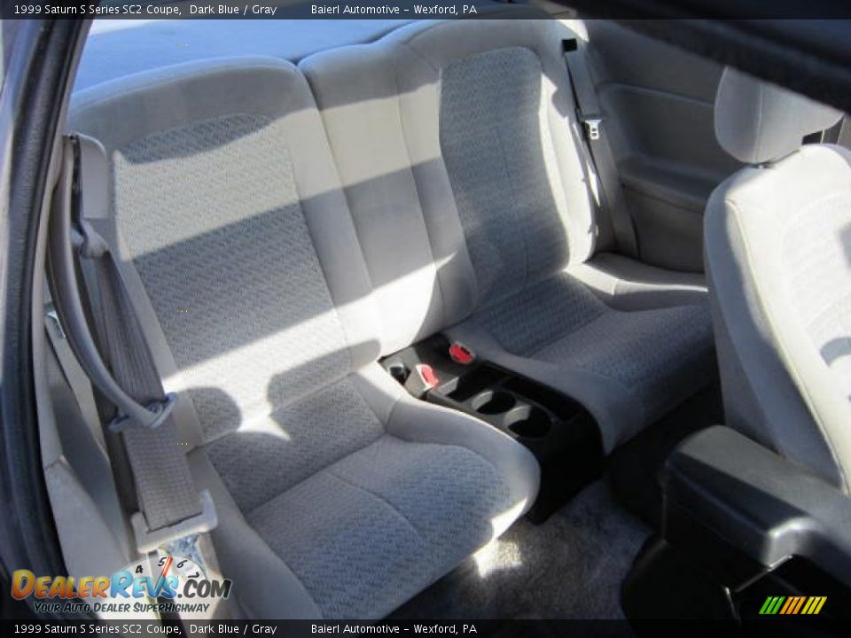 1999 Saturn S Series SC2 Coupe Dark Blue / Gray Photo #12