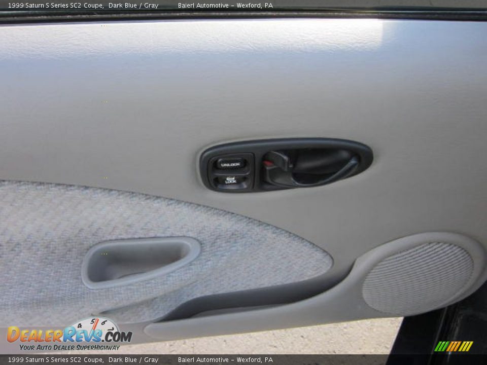 1999 Saturn S Series SC2 Coupe Dark Blue / Gray Photo #17