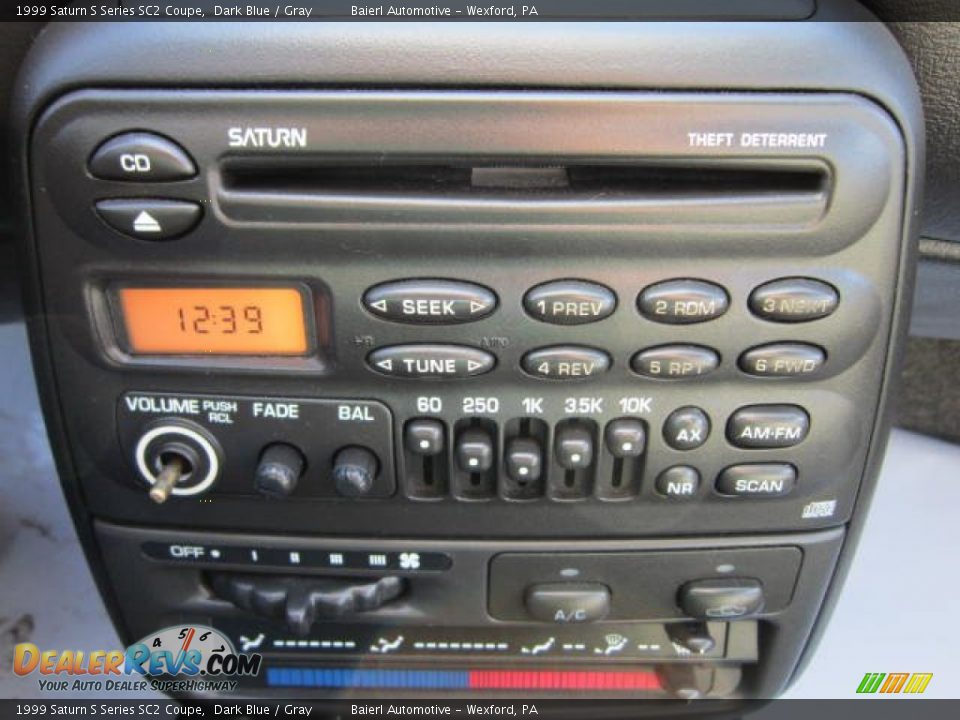 1999 Saturn S Series SC2 Coupe Dark Blue / Gray Photo #19