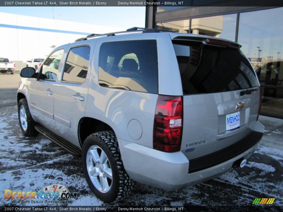2007 Chevrolet Tahoe LT 4x4 Silver Birch Metallic / Ebony Photo #5