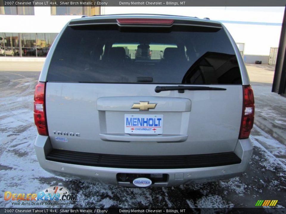 2007 Chevrolet Tahoe LT 4x4 Silver Birch Metallic / Ebony Photo #6