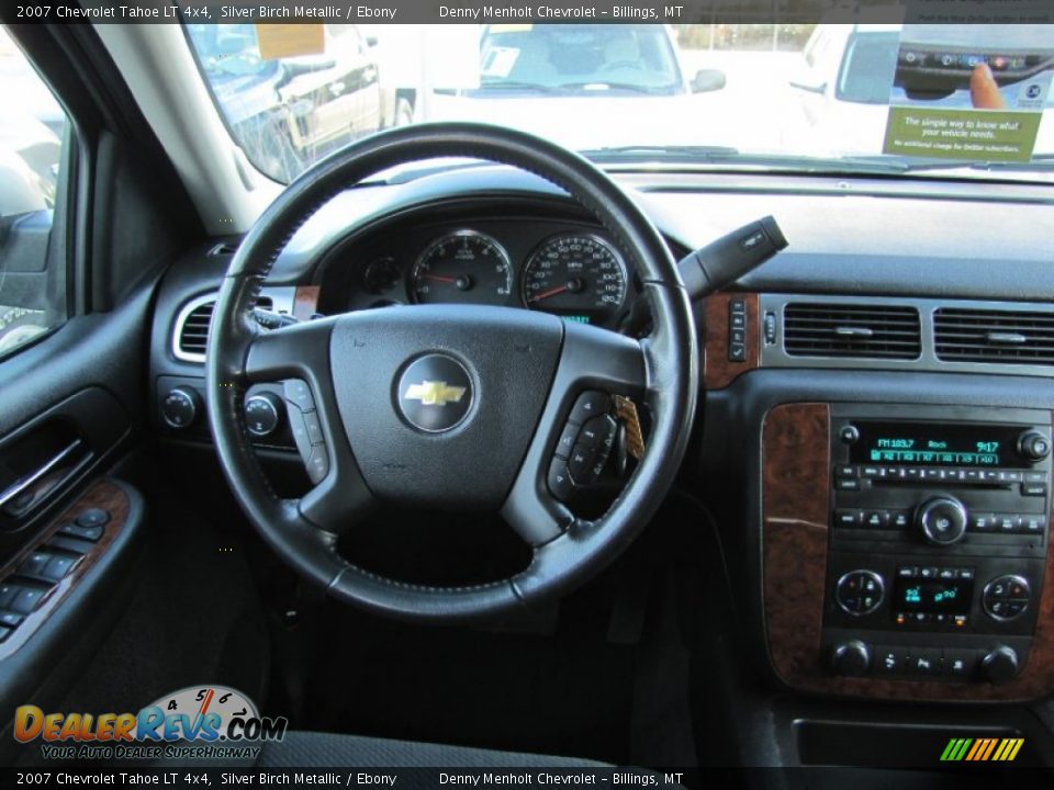2007 Chevrolet Tahoe LT 4x4 Silver Birch Metallic / Ebony Photo #9