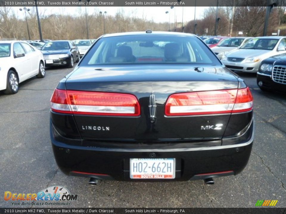 2010 Lincoln MKZ FWD Tuxedo Black Metallic / Dark Charcoal Photo #3