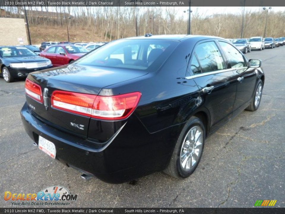 2010 Lincoln MKZ FWD Tuxedo Black Metallic / Dark Charcoal Photo #4