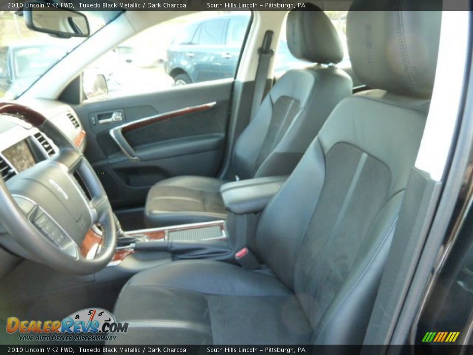 2010 Lincoln MKZ FWD Tuxedo Black Metallic / Dark Charcoal Photo #8