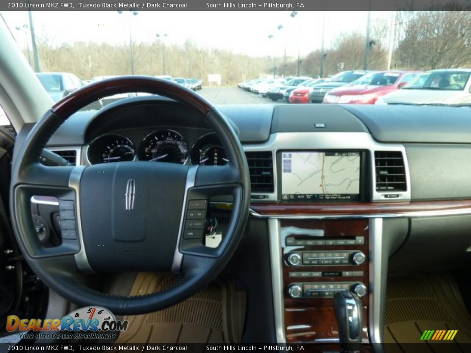 2010 Lincoln MKZ FWD Tuxedo Black Metallic / Dark Charcoal Photo #10