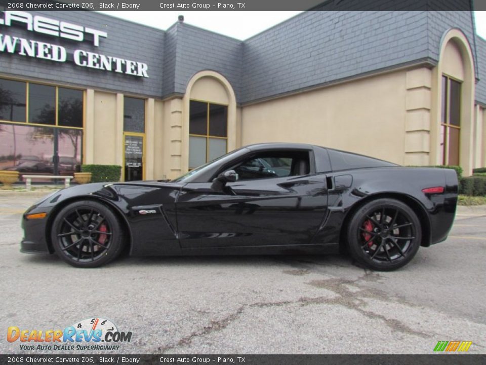 2008 Chevrolet Corvette Z06 Black / Ebony Photo #1