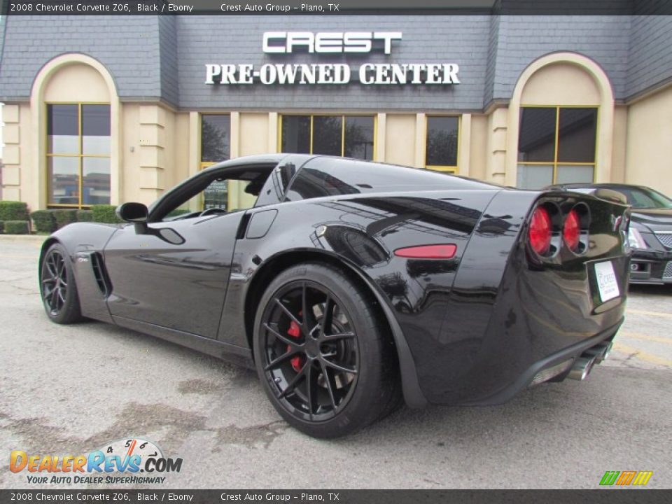 2008 Chevrolet Corvette Z06 Black / Ebony Photo #2