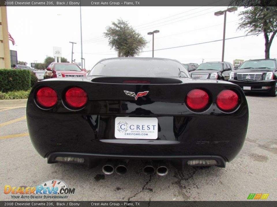 2008 Chevrolet Corvette Z06 Black / Ebony Photo #3