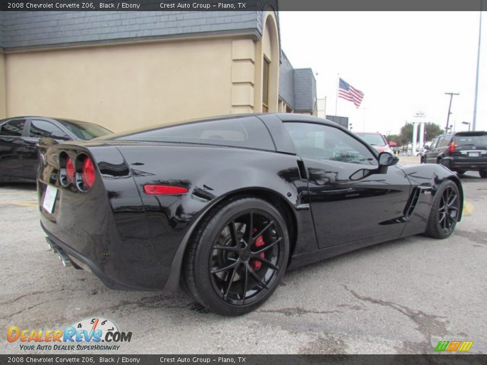 2008 Chevrolet Corvette Z06 Black / Ebony Photo #4