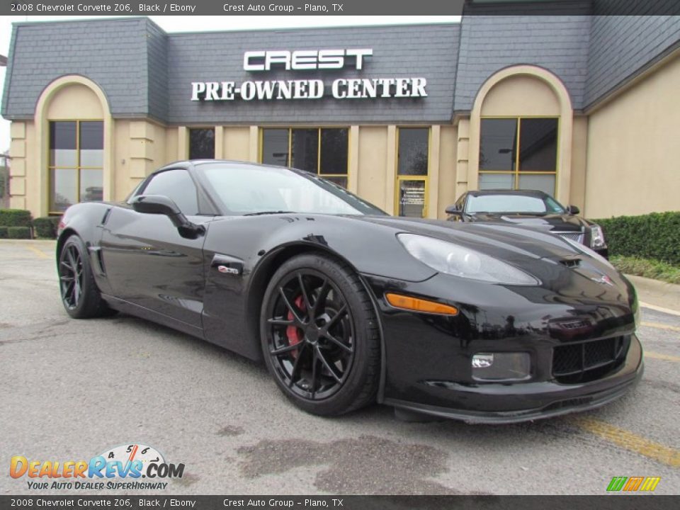 2008 Chevrolet Corvette Z06 Black / Ebony Photo #6