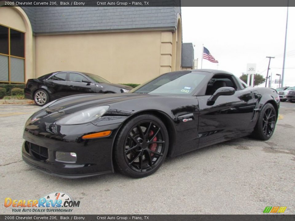 Front 3/4 View of 2008 Chevrolet Corvette Z06 Photo #8