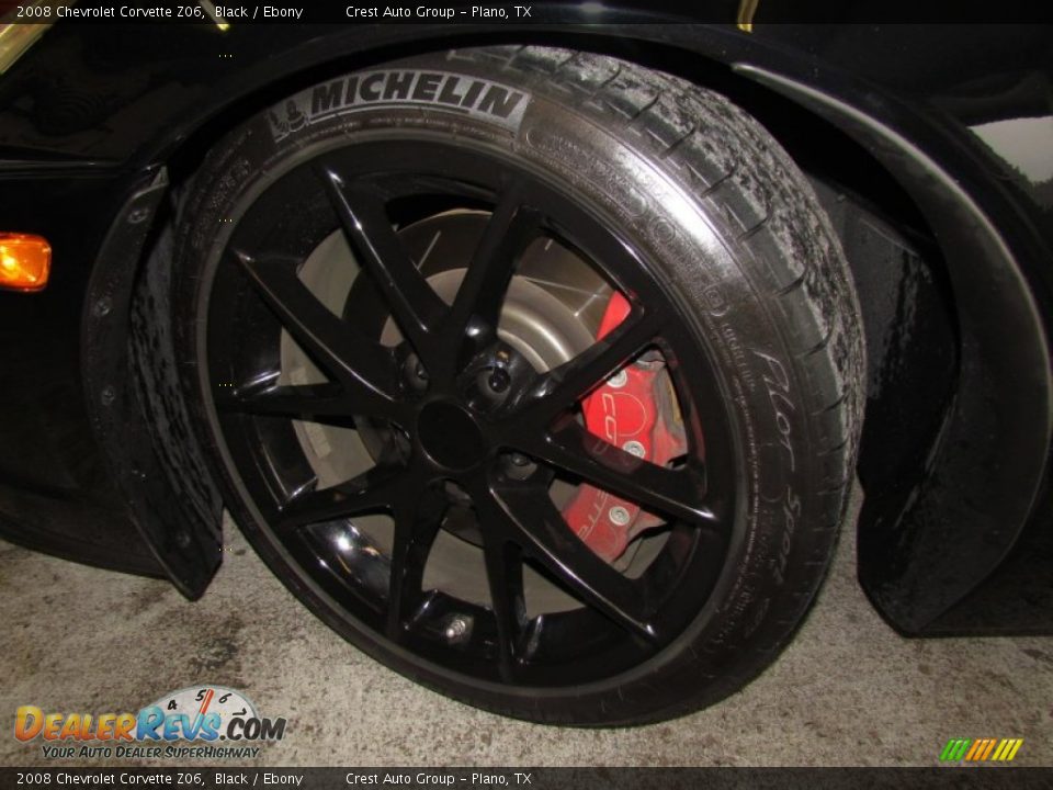 2008 Chevrolet Corvette Z06 Black / Ebony Photo #19