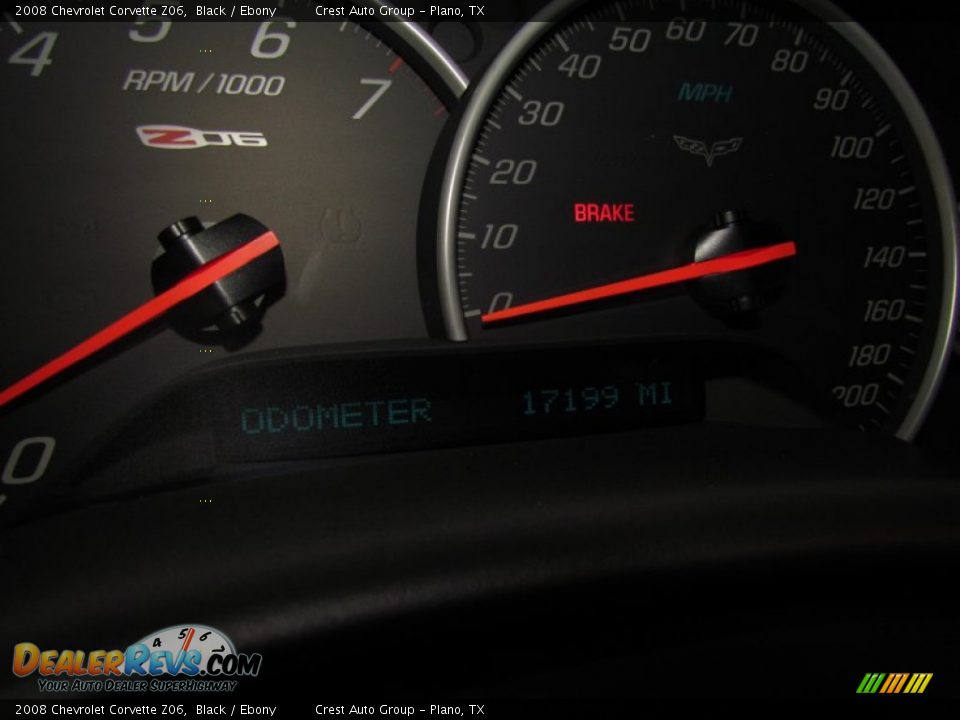 2008 Chevrolet Corvette Z06 Black / Ebony Photo #20