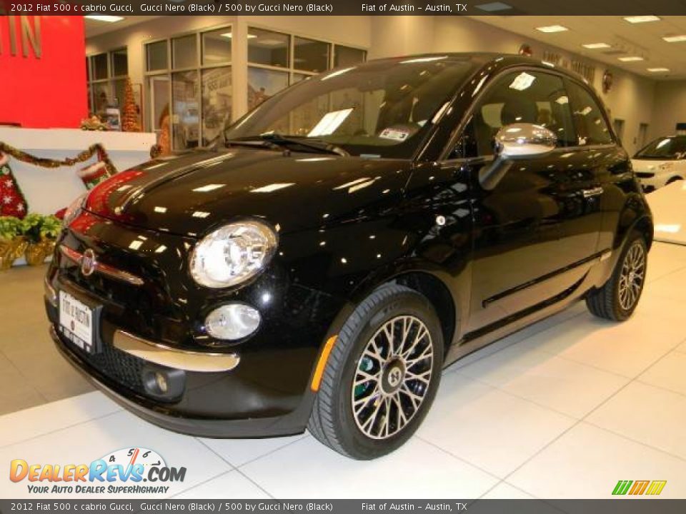 Front 3/4 View of 2012 Fiat 500 c cabrio Gucci Photo #1