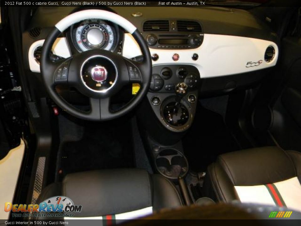 Gucci Interior in 500 by Gucci Nero - 2012 Fiat 500