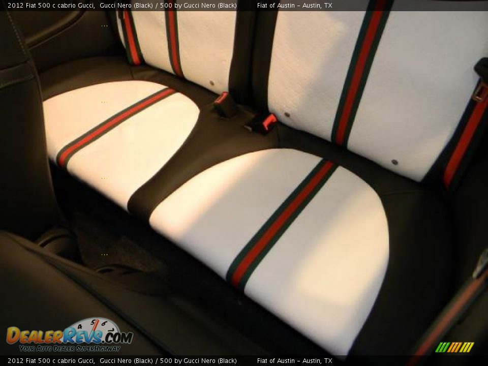 500 by Gucci Nero (Black) Interior - 2012 Fiat 500 c cabrio Gucci Photo #21