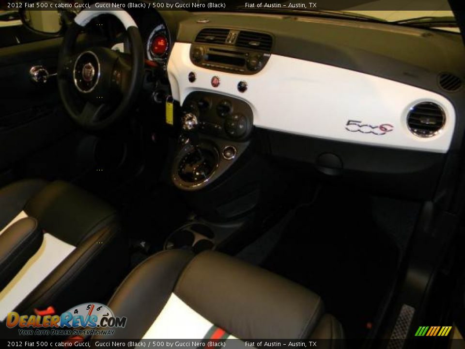 Dashboard of 2012 Fiat 500 c cabrio Gucci Photo #23