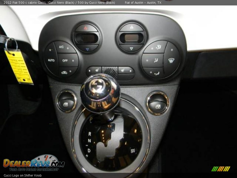 Gucci Logo on Shifter Knob - 2012 Fiat 500