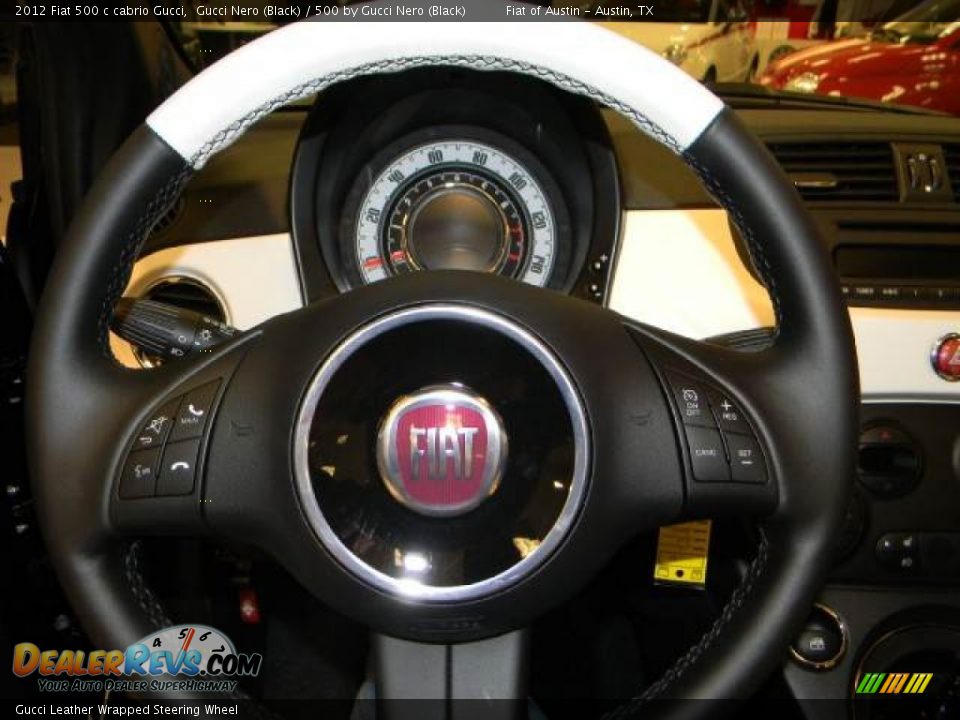 Gucci Leather Wrapped Steering Wheel - 2012 Fiat 500
