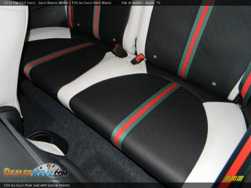 500 by Gucci Rear seat with Special Interior - Fiat 500 | DealerRevs.com