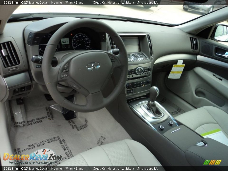 Stone Interior - 2012 Infiniti G 25 Journey Sedan Photo #20