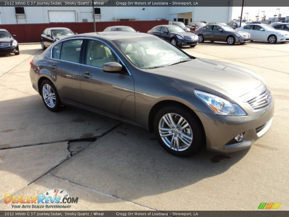 2012 Infiniti G 37 Journey Sedan Smoky Quartz / Wheat Photo #2