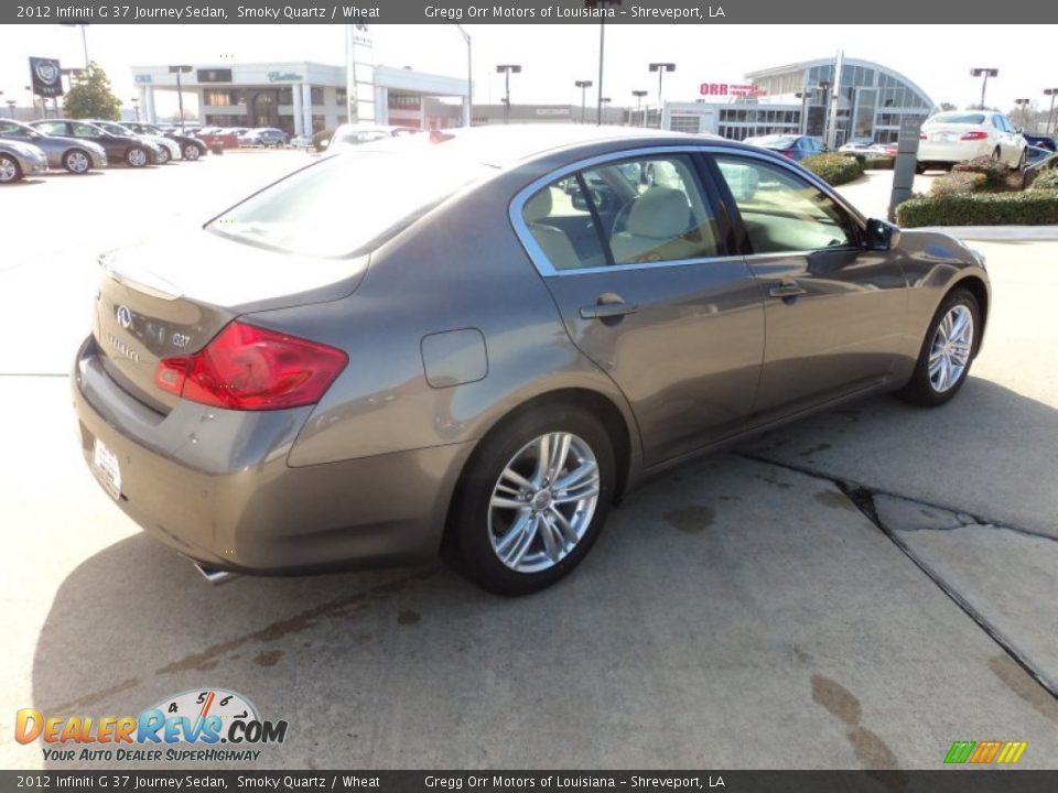 2012 Infiniti G 37 Journey Sedan Smoky Quartz / Wheat Photo #3