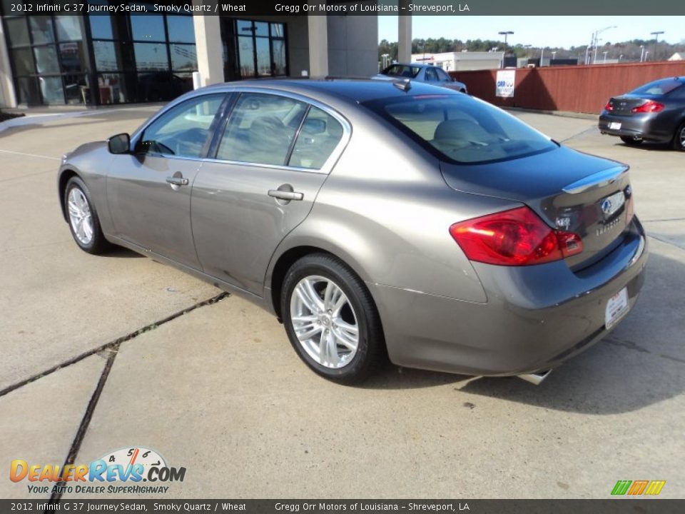 2012 Infiniti G 37 Journey Sedan Smoky Quartz / Wheat Photo #4