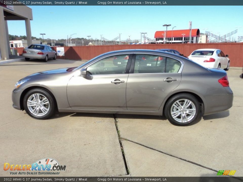 2012 Infiniti G 37 Journey Sedan Smoky Quartz / Wheat Photo #5