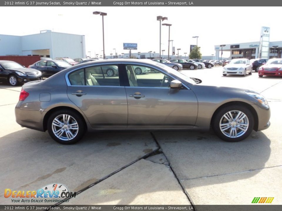 2012 Infiniti G 37 Journey Sedan Smoky Quartz / Wheat Photo #6