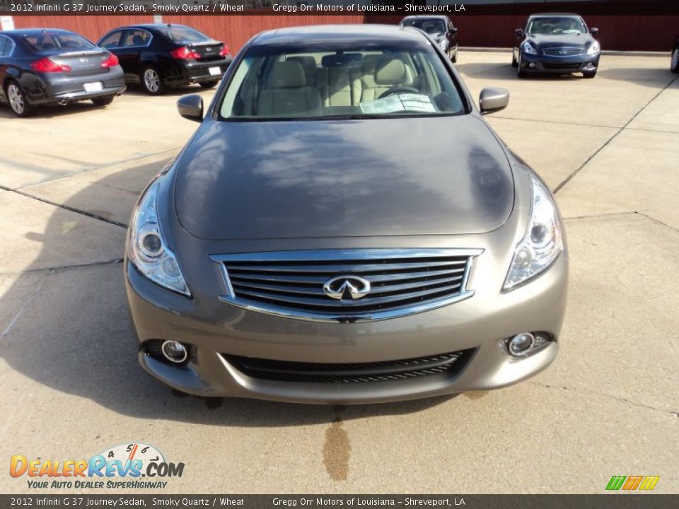 2012 Infiniti G 37 Journey Sedan Smoky Quartz / Wheat Photo #7