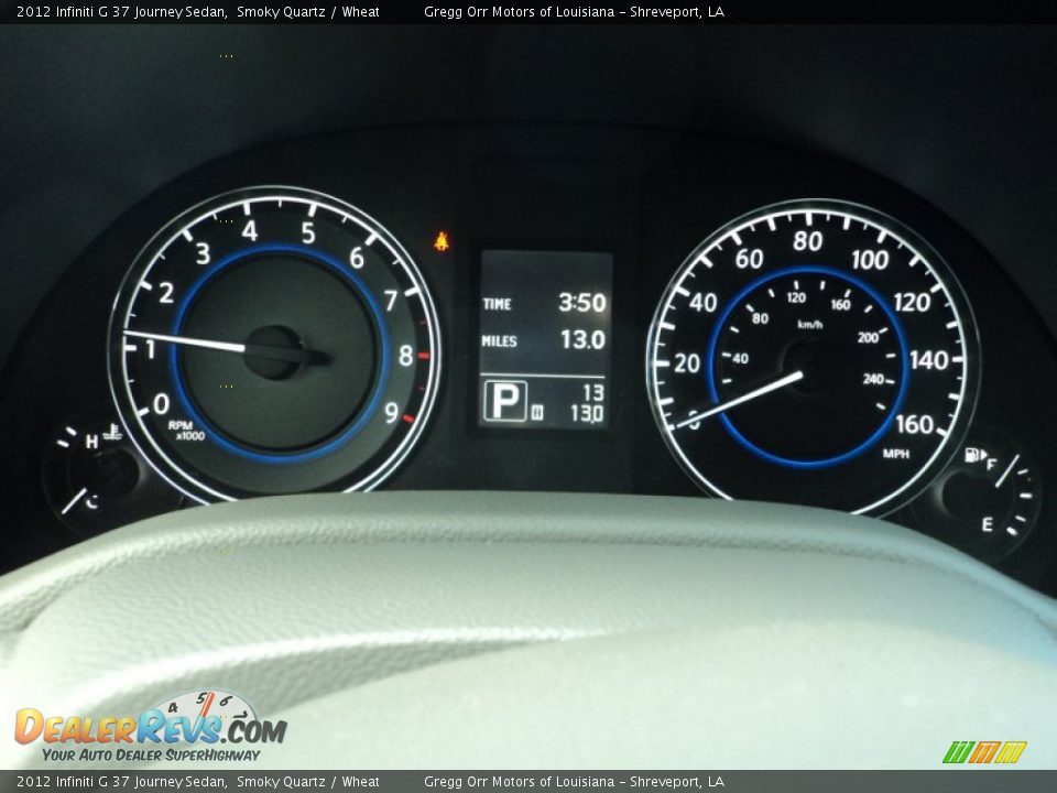 2012 Infiniti G 37 Journey Sedan Smoky Quartz / Wheat Photo #9
