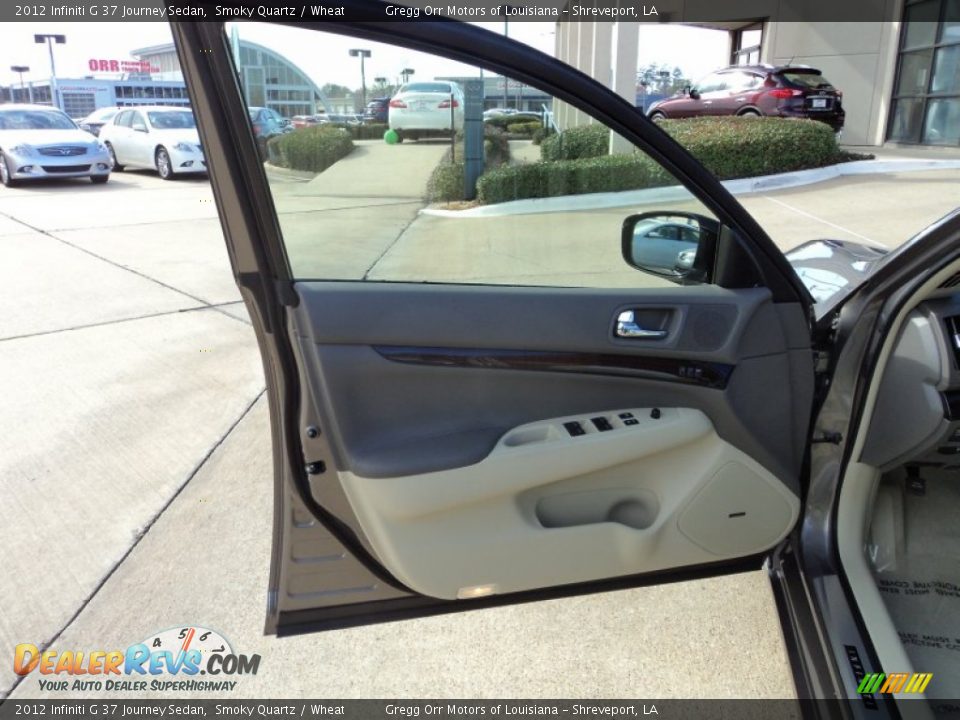 2012 Infiniti G 37 Journey Sedan Smoky Quartz / Wheat Photo #14
