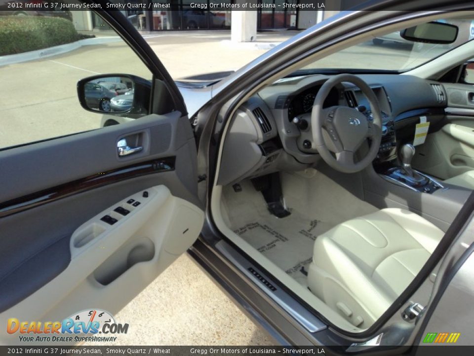 2012 Infiniti G 37 Journey Sedan Smoky Quartz / Wheat Photo #15