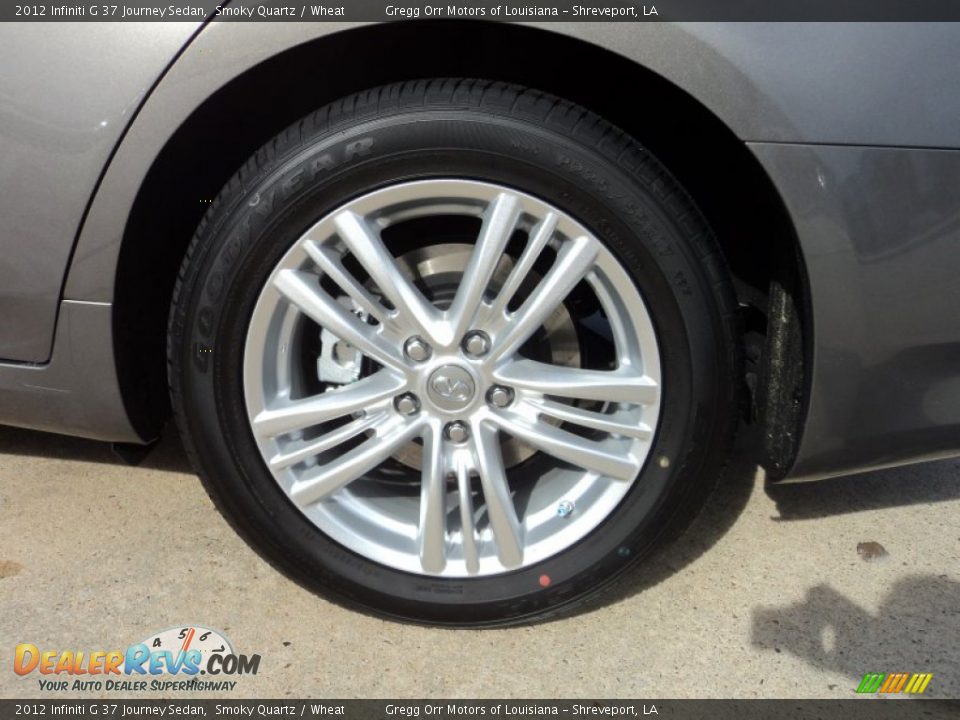 2012 Infiniti G 37 Journey Sedan Smoky Quartz / Wheat Photo #17