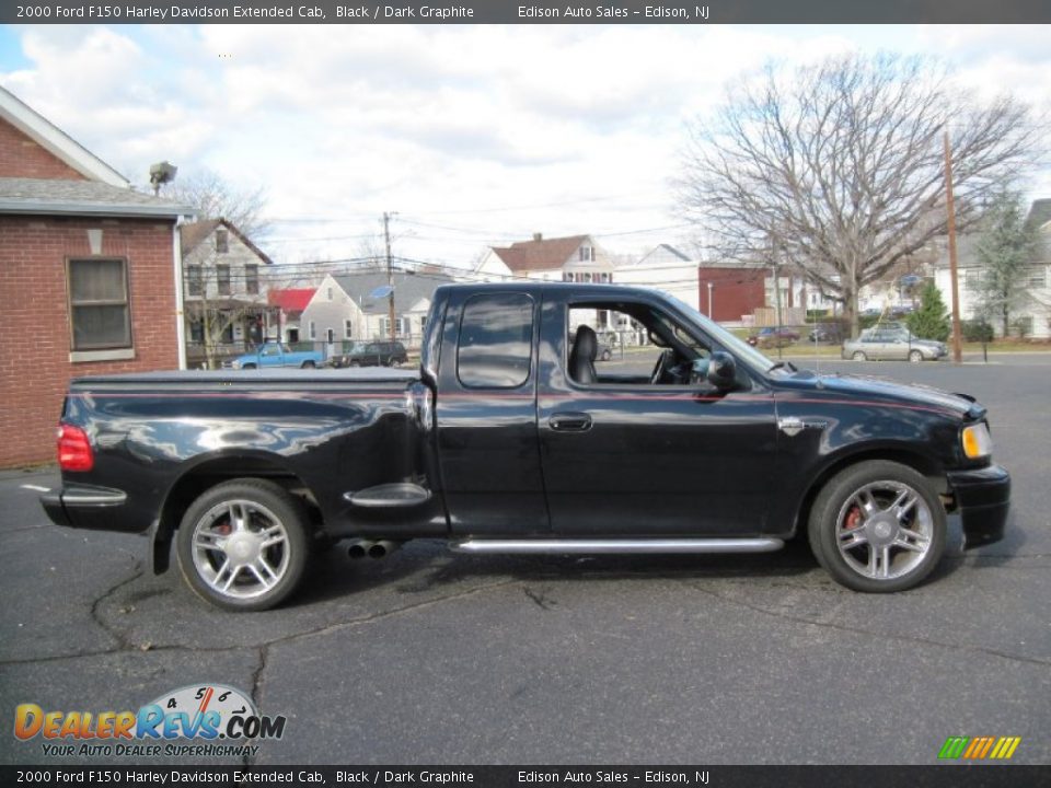 Black 2000 Ford F150 Harley Davidson Extended Cab Photo #9