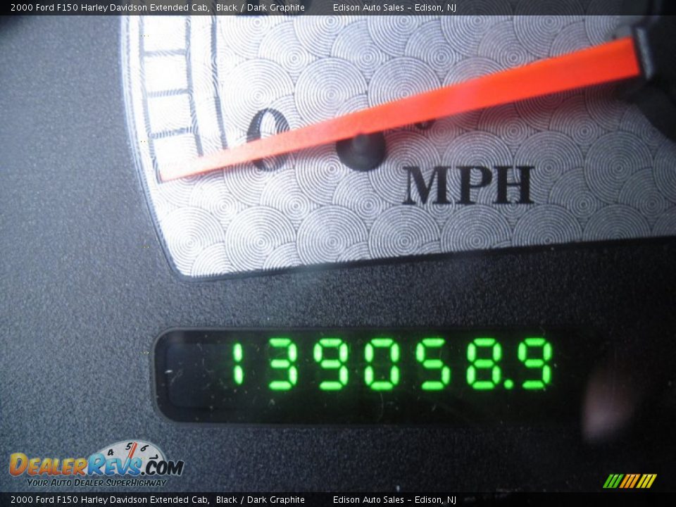 2000 Ford F150 Harley Davidson Extended Cab Black / Dark Graphite Photo #23
