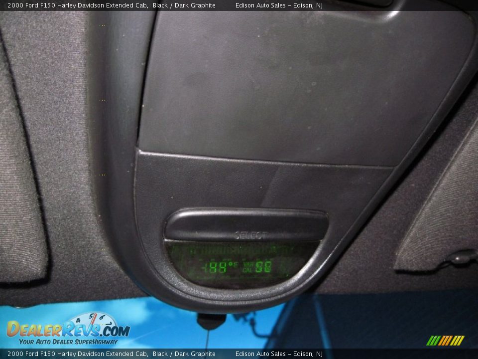 2000 Ford F150 Harley Davidson Extended Cab Black / Dark Graphite Photo #24