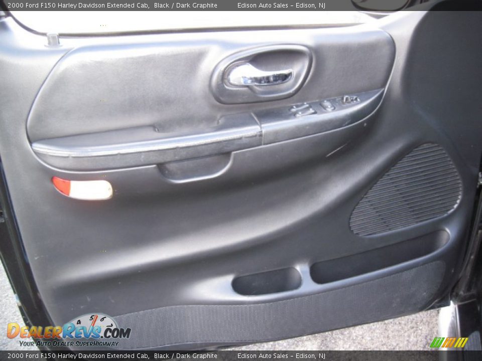 2000 Ford F150 Harley Davidson Extended Cab Black / Dark Graphite Photo #26